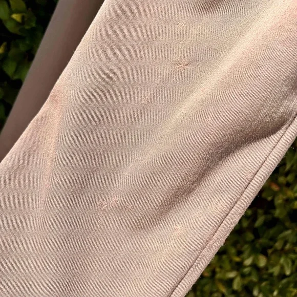 Gucci Trousers Tan Vintage Gabardine Wool Straight Leg Pants Size 40 US Small - Picture 7 of 10